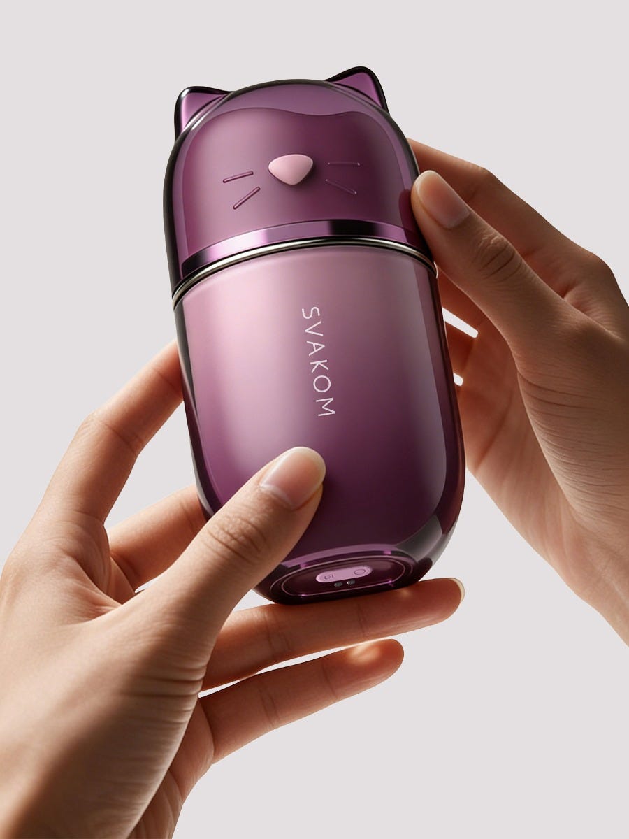 Svakom Klitty Licking and Sucking Clitoral Stimulator with App Control