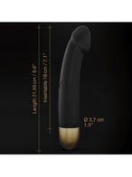 Vibromasseur Real Vibration M Rechargeable Black & Gold Edition