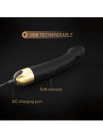 Vibromasseur Real Vibration M Rechargeable Black & Gold Edition