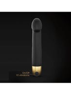 Vibromasseur Real Vibration M Rechargeable Black & Gold Edition