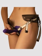 strap-on-me Leatherette Strap-On Harness