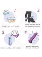 Clone-A-Willy Dildo Neon Purple