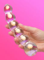 Lovehoney Beaded Sensual Glas-Dildo