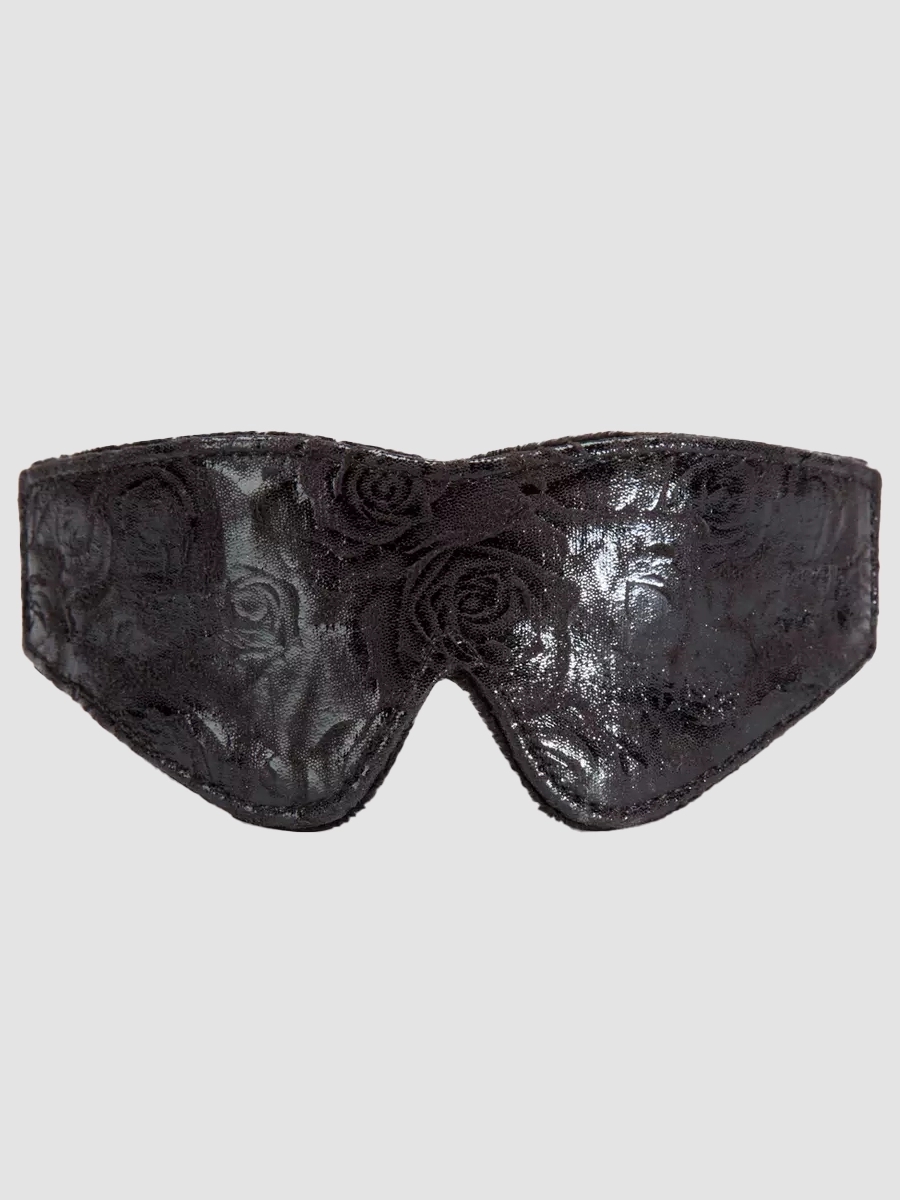 Masque doublé fausse fourrure Black Rose