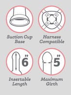 Lifelike Lover Basic Realistischer Saugnapf Dildo