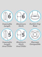 Lifelike Lover Ultra Dildo zur Doppelpenetration