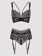 Lovehoney Plus Size Parisienne Longline-BH-Set