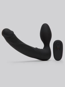 Strap-on vibrant télécommandé Supersex