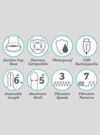 Lifelike Lover Classic realistischer Dildo mit Fernbedienung