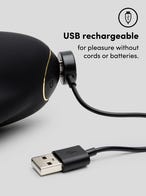 Womanizer Duo schwarz Amorana aufladbar USB-Ladekabel