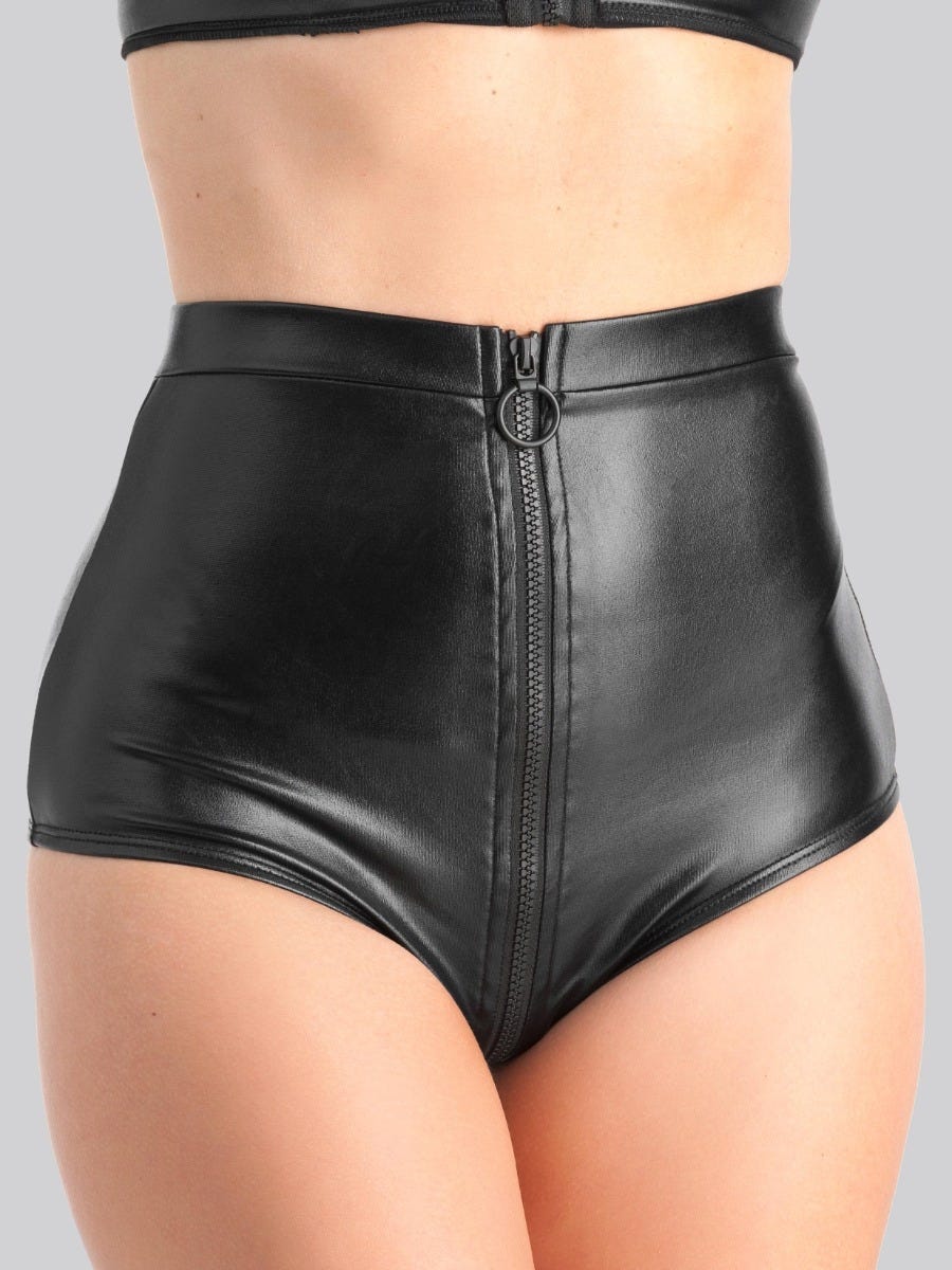 Lovehoney Fierce Wet-Look Höschen (hochtailliert)