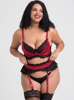 Lovehoney Empress BH Set aus Satin und Spitze