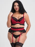 Lovehoney Empress BH Set aus Satin und Spitze