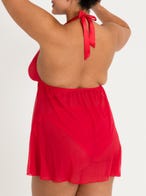 Lovehoney-Fantasy Christmas Pom Babydoll & Höschen