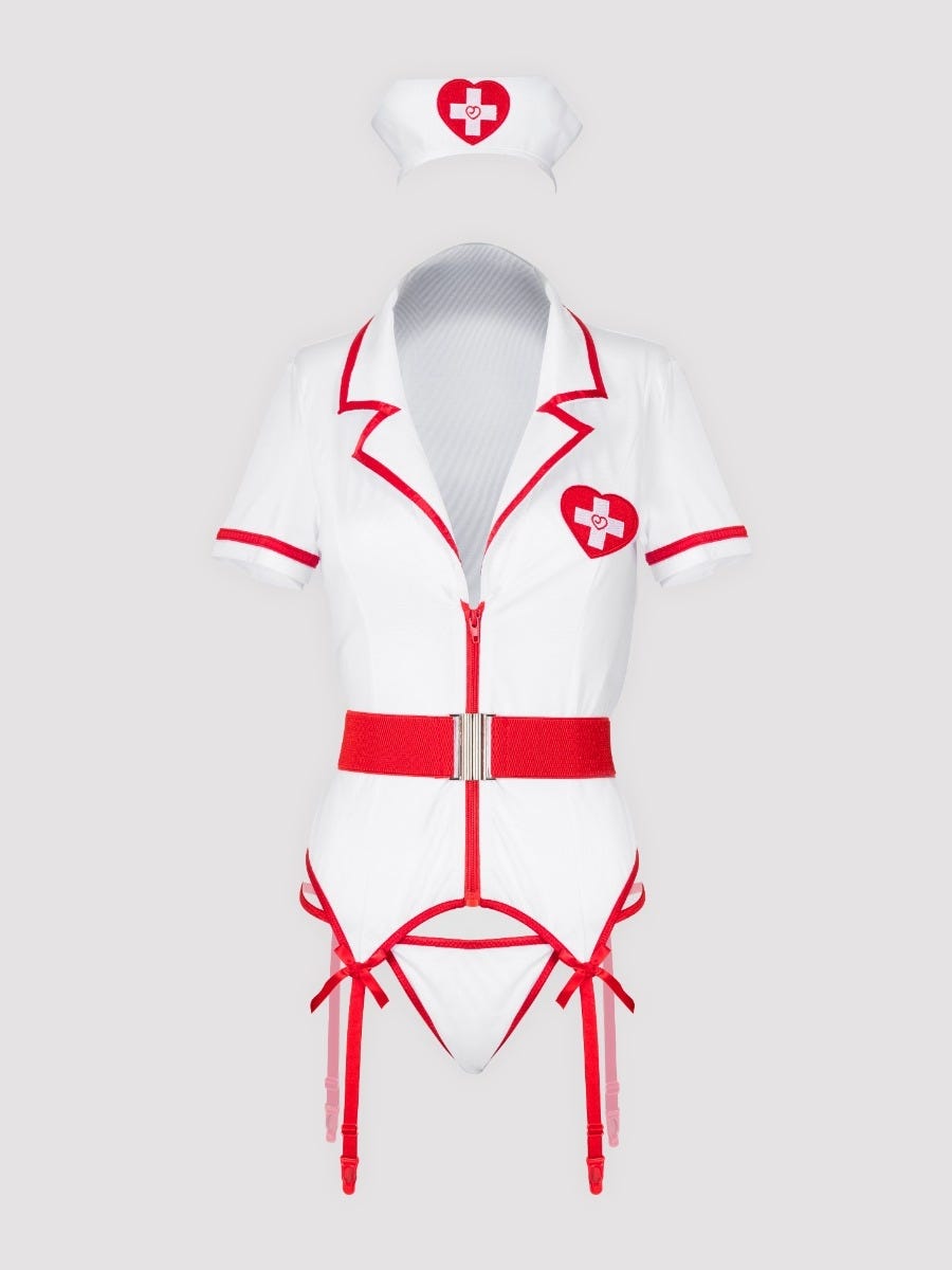 Lovehoney Heartbeat Heisses Krankenschwester Kostüm
