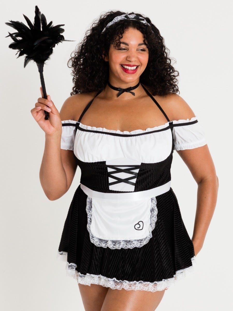 Lovehoney-Fantasy French Fancy Sexy Dienstmädchen Kostüm