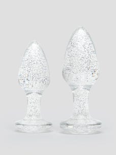 Lovehoney Double Booty Glitter Analplug-Set