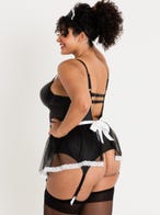 Lovehoney Fantasy Deluxe Wetlook Dienstmädchen-Kostüm