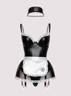 Lovehoney Fantasy Deluxe Wetlook Dienstmädchen-Kostüm