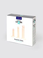 Lifelike Lover Classic realistisches Analtraining-Dildo-Set mit Saugfuss