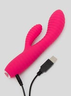 Lovehoney Gerippter Rabbit Vibrator aus Silikon