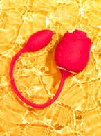 Lovehoney Rose Glow 2-in-1 Clitoral Stimulator with Vibrating Egg