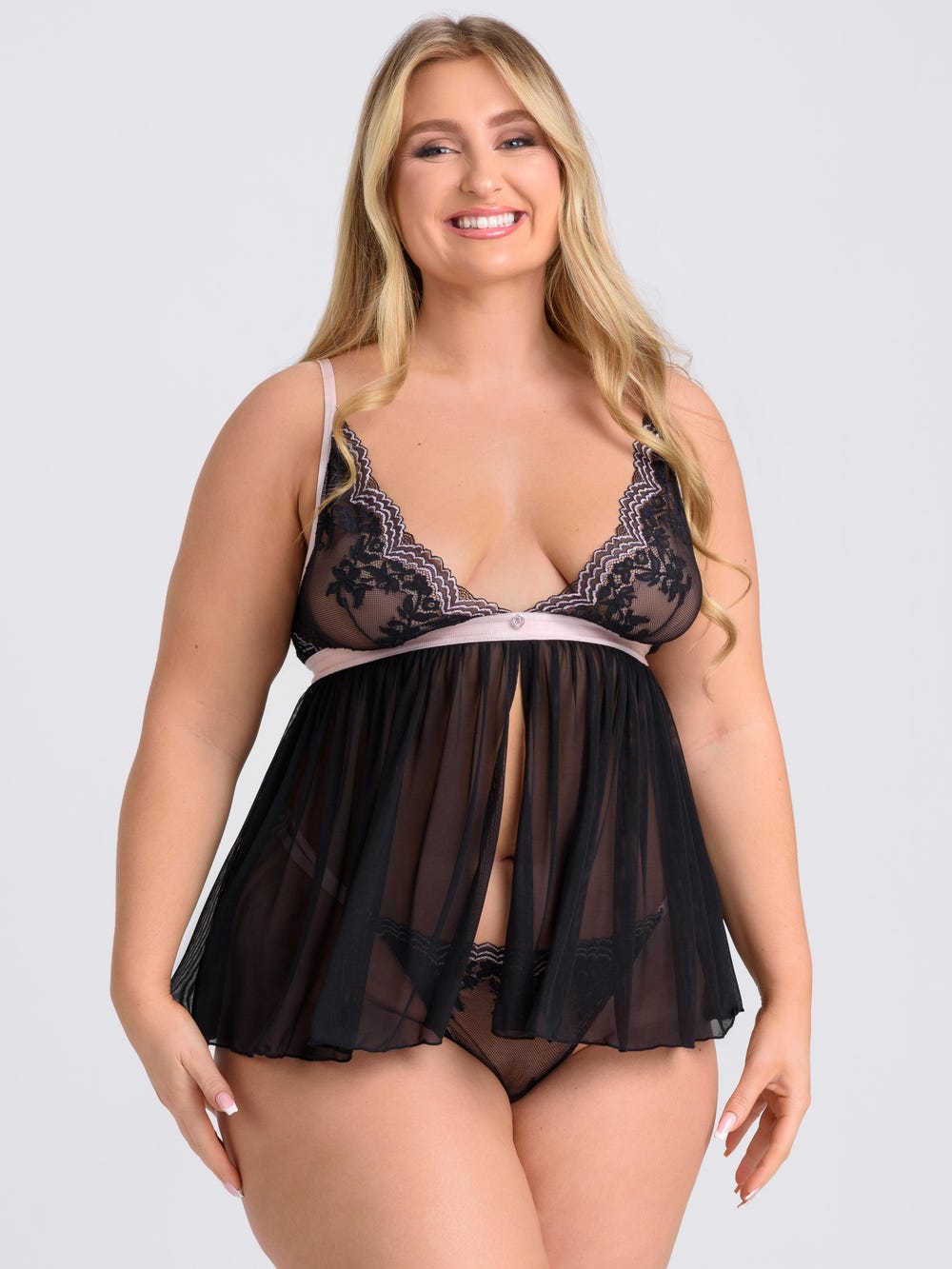 Lovehoney Lustrous Lace Cami Set