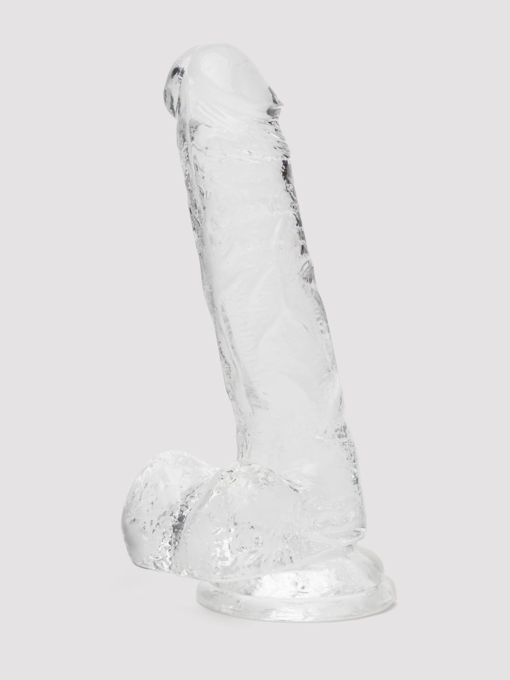 Lovehoney Enjoy Durchsichtiger Dildo mit Eiern