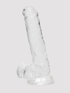 Gode ventouse transparent 17,8 cm Enjoy