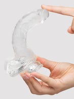 Lovehoney Enjoy Durchsichtiger Dildo mit Eiern