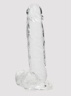 Lovehoney Enjoy Durchsichtiger Dildo mit Eiern