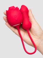 Lovehoney Rose 2-in-1 Klitoris-Saugstimulator mit Ei-Vibrator