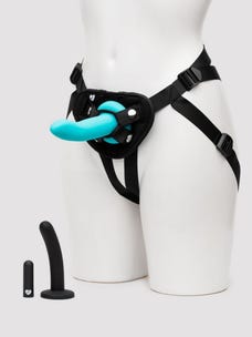 Kit gode ceinture vibrant Pegging 4 pièces