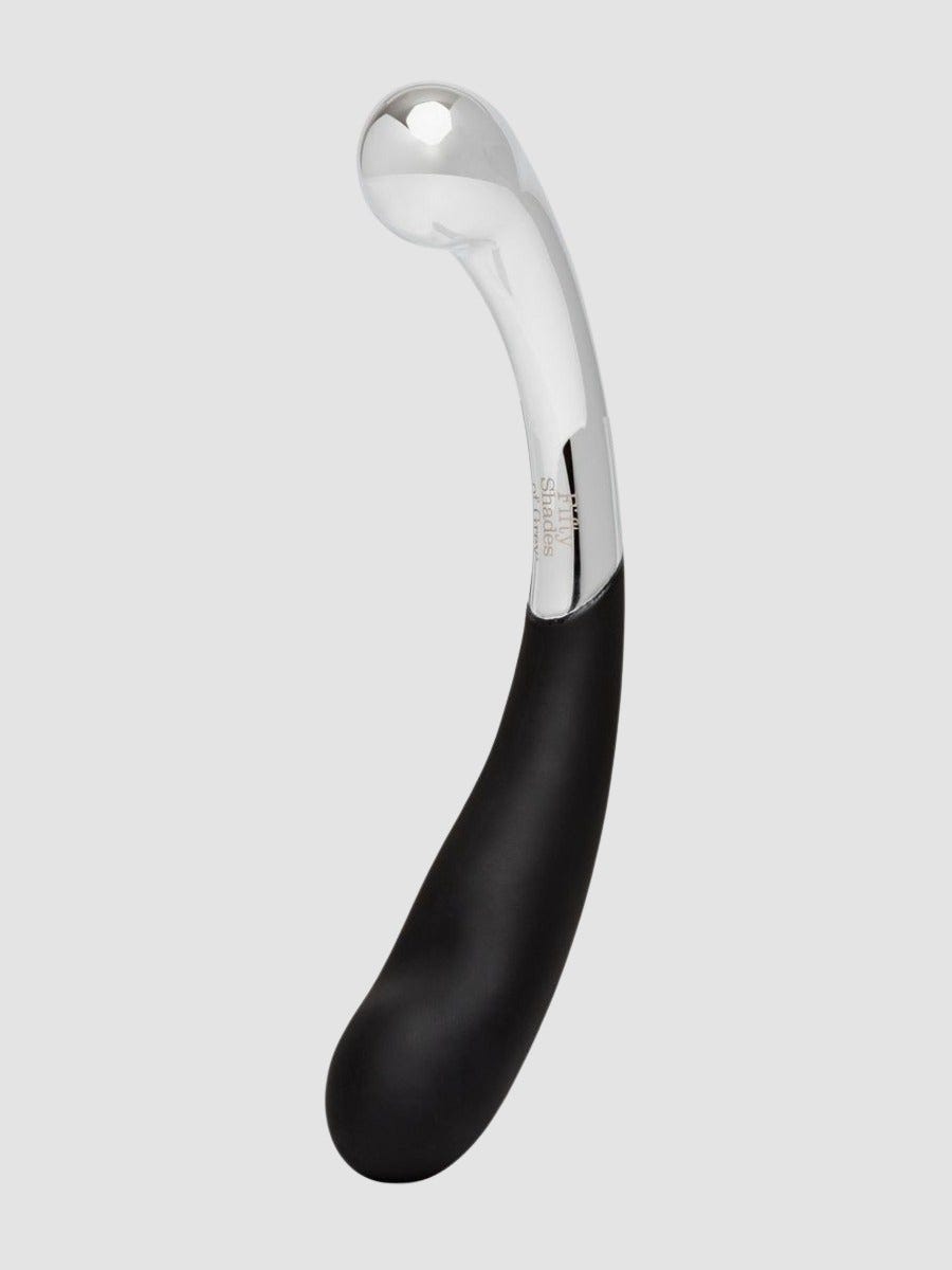 Dildo métal et silicone Sweet Pressure