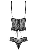 Obsessive Alluria Body aus Spitze Packshot von Hinten Amorana