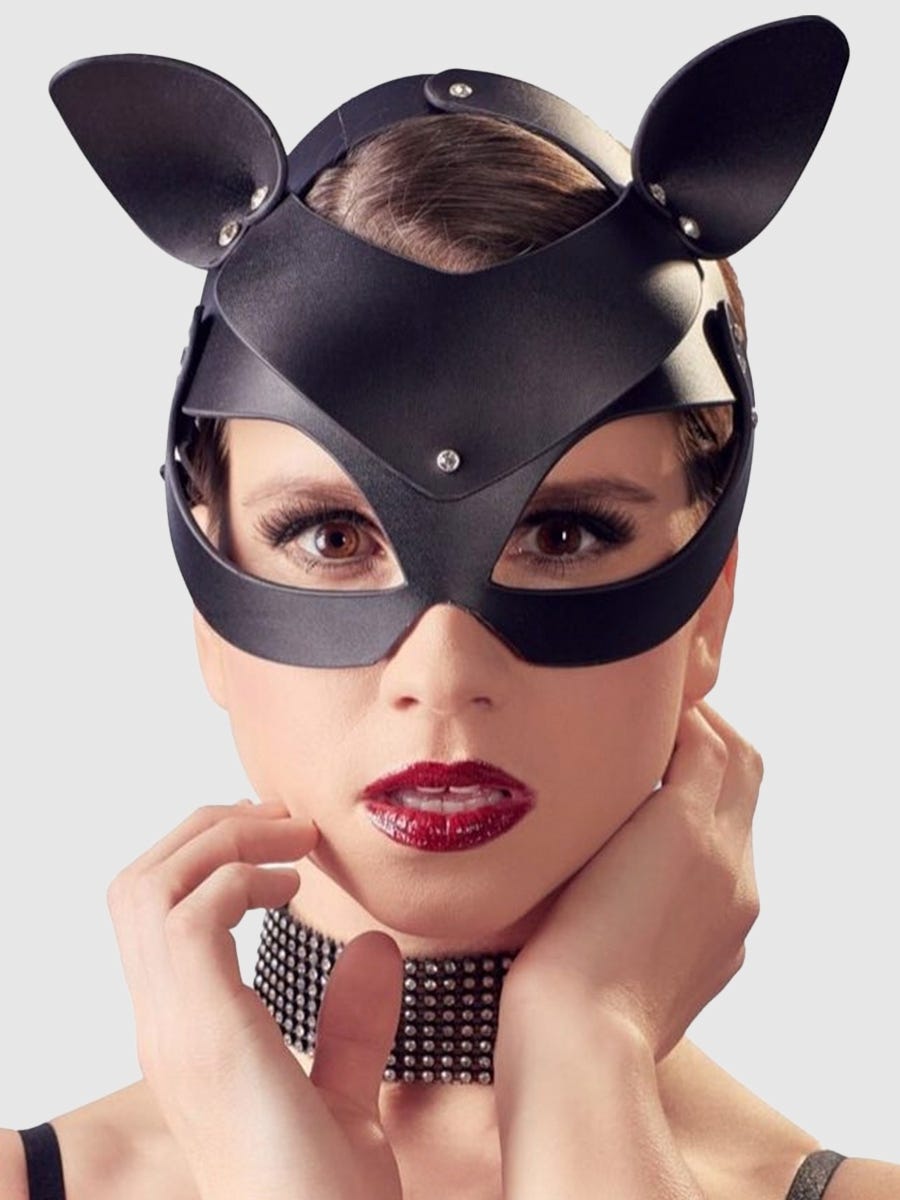 bad kitty black cat augenmaske frontal amorana