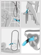 Lifelike Lover Luxe Realistischer Bunter Dildo