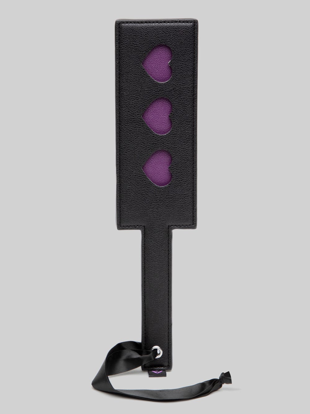 Bondage Boutique Kunstleder Luxus Spanking-Paddel mit Lila Herzchen
