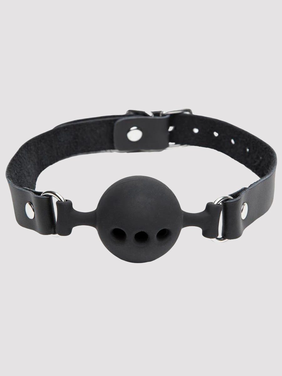 bondage boutique breathable ball gag amorana front