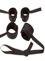 Bondage Boutique Kinky Couple Bedroom Restraint Kit (5 Piece) closeup amorana