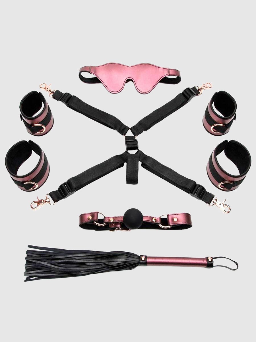 Bondage Boutique Seduce Me Lover_s Bed Bondage Kit (4 Piece) set amorana