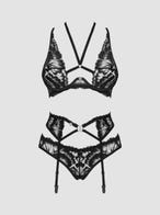Obsessive Alessya Lingerie Set with Suspender Belt