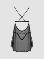 Obsessive Sedila Baby Doll & String mit Offenem Schritt