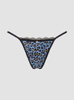 Obsessive Nadines Thong with Animal Print
