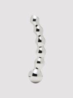 Desire Luxury Beaded Stainless Steel Dildo gebogen