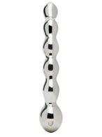 Desire Luxury Beaded Stainless Steel Dildo Front