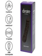 Desire Luxury Rechargeable Realistic Dildo Vibrator 6.5 Inch verpackung