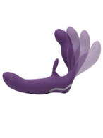 Desire Luxury Rechargeable Strapless Strap-On Dildo Vibrator Flipper