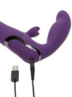 Desire Luxury Rechargeable Strapless Strap-On Dildo Vibrator USB