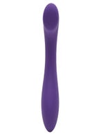 Desire Luxury Weighted Curved Silicone Dildo Front